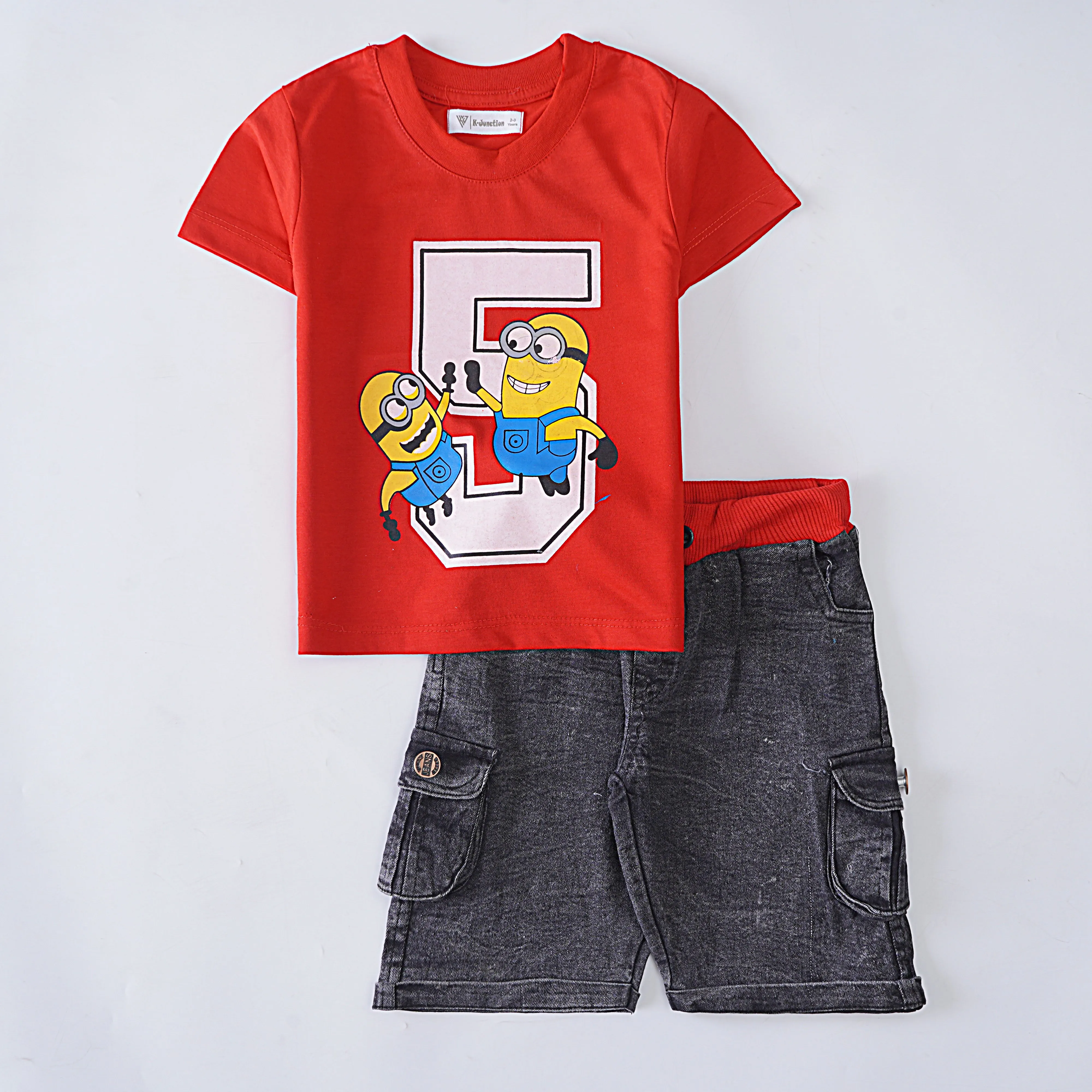 Boys Half Sleeves 2 Piece Suit (5)