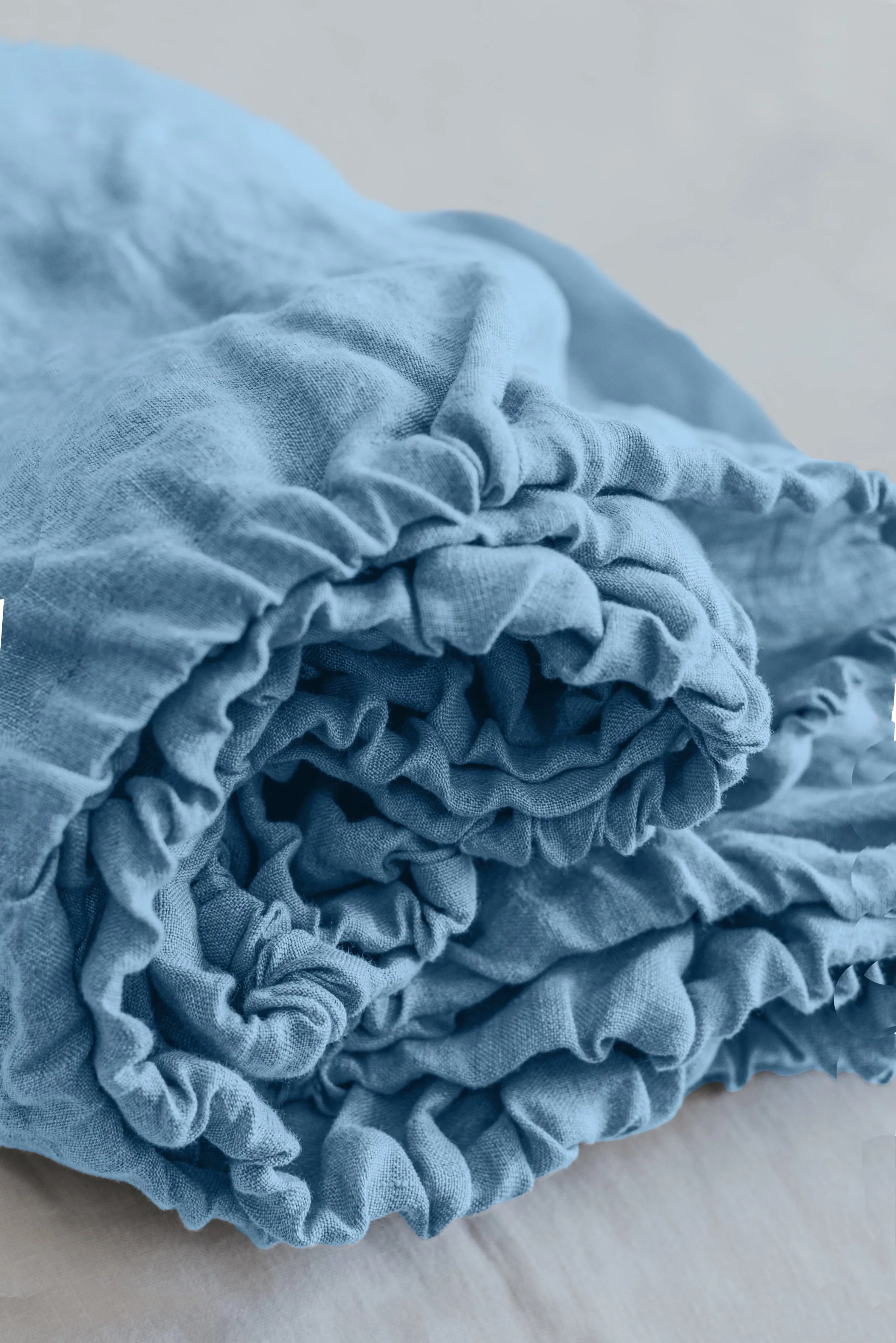 Fitted Sheet and Flat Sheet Set - Light Blue