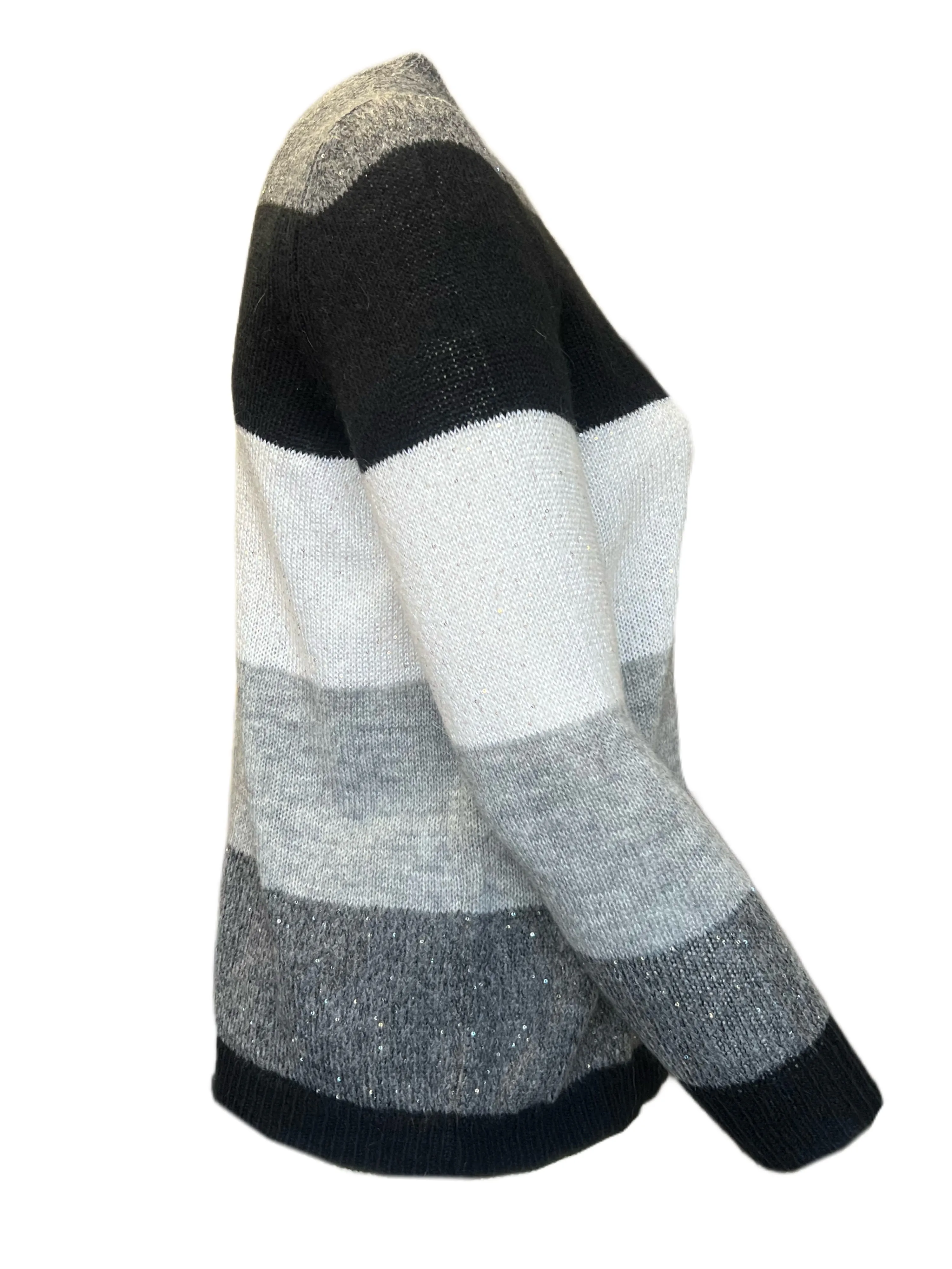 Marina Rinaldi Women's Black Adesso Knitted Sweater NWT